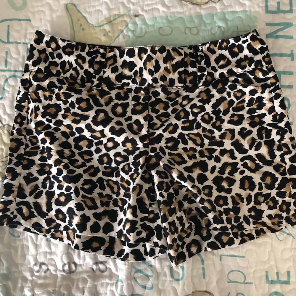WHBM cheetah print shorts